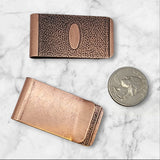 Oxidized Copper Money Clip Findings x 2 - 3116COSG