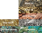Brass Butterfly Stampings X 4 - 3327FF