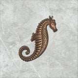 Large Oxidized Copper Seahorse Finding x 1 - 4251COS