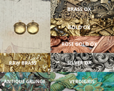 Brass Citrus Orange Charms x 2 - 4692RAT