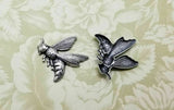 Brass Wasp Hornet Bee Stampings x 2 - 115RAT.
