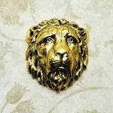 Large Brass Lion Stamping - 1709FFA.