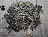 Great Value - Bulk 1/4 Pound Of Sterling Silver Ox Stampings And Charms - ML02