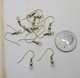 Brass Ox French Hook Ear Wires (12) - L1299