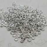 Bright Silver Open Jump Rings (25g) - L1317