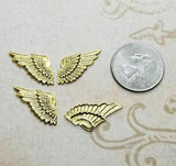 Small Brass Wing Stampings x 4- 2944FF-2945FF.