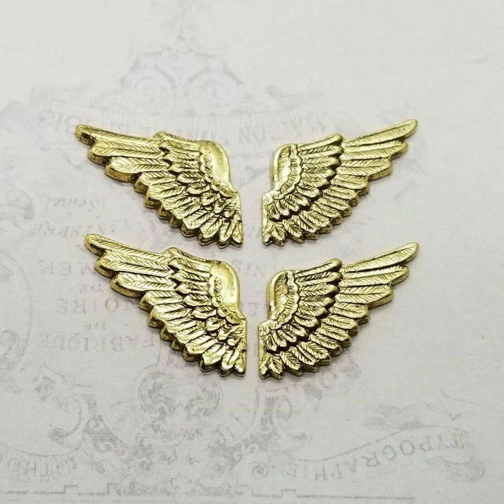 Small Brass Wing Stampings x 4- 2944FF-2945FF.