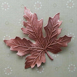 X Large Brass Maple Leaf Stamping x 1 - 3088S