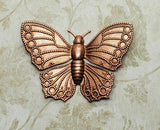 Large Brass Butterfly Stamping x 1 - 3320S.
