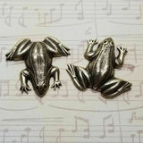 Brass Frog Stampings x 2 - 643RAT.