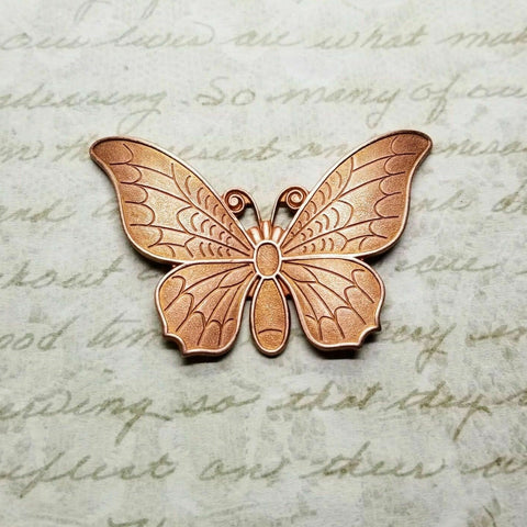 Large Brass Butterfly Finding x 1 - 6966S.