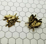 Small Brass Fly Stampings x 2- 716FF.