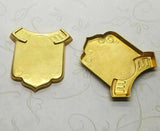Brass Victorian Scroll Frame Plaque Stampings - 881RAT.
