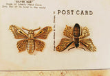 Brass Butterfly Stampings x 2 - 8993FFA.