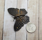 Large Rustic Patina Butterfly (1) - RPS3320 Jewelry Finding