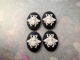 18x13mm Bee Cameos (4) - L794 Jewelry Finding