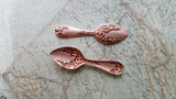 Rose Gold Ox Spoon Charm Stampings (2) - RGS8933