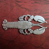 Large Oxidized Silver Lobster (1) - SOS5522